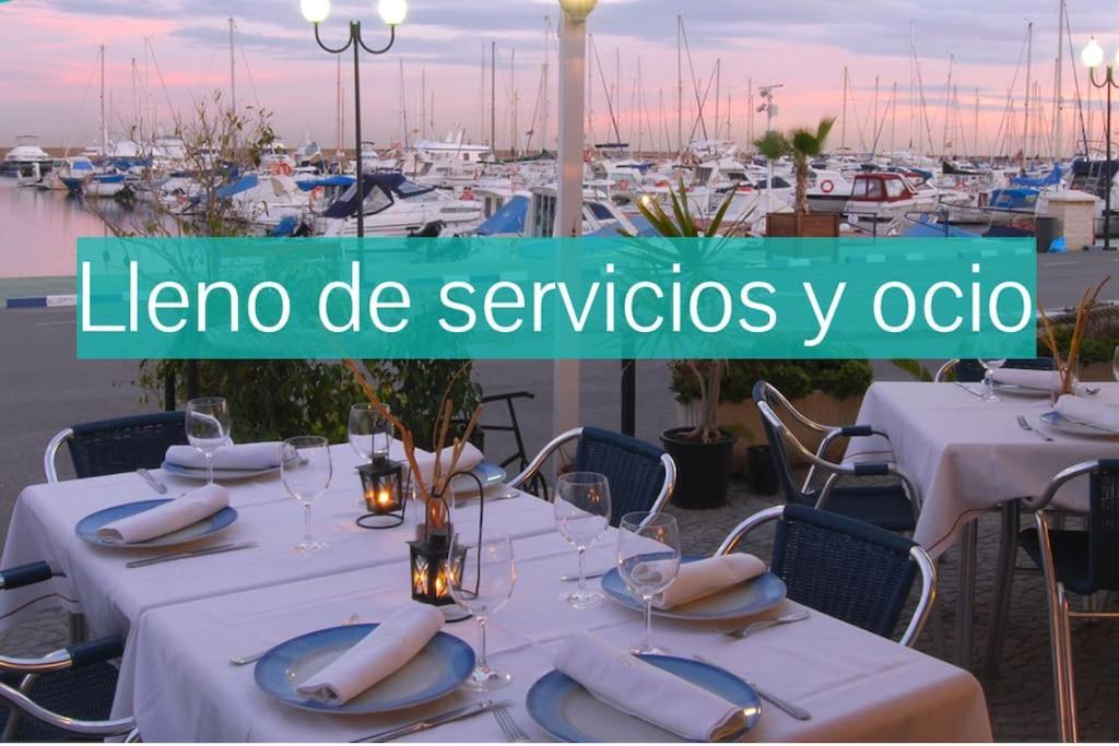 Coqueto Apartamento De Playa Con Piscina Y Terraza Валенсия Екстериор снимка